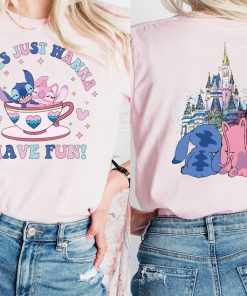 Girls Just Wanna Have Fun Shirt, Stitch Angel Besties Shirt