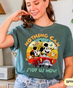 Comfort Colors Disney Mickey & Minnie Runaway Railway Front and Back N