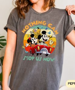 Comfort Colors Disney Mickey & Minnie Runaway Railway Front and Back N