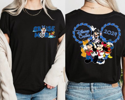 Mickey And Minnie Cruise Mode Shirt, Couples Disney Cruisin' Shirt