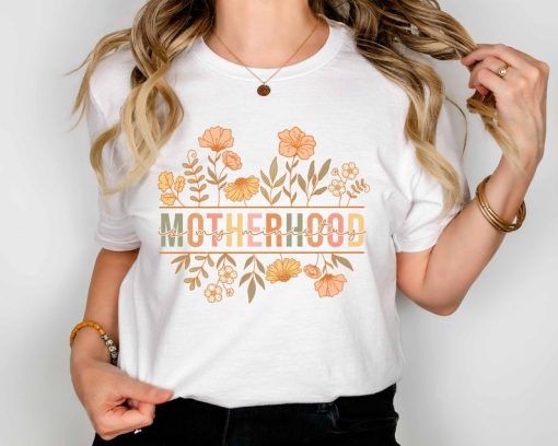 Wild Flowers Motherhood Shirt, Retro Motherhood Sweatshirt