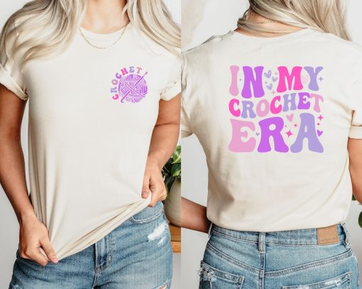 In My Crochet Era Shirt, Crochet Lover Shirt, Knitting Shirt