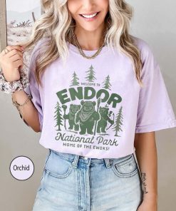 Disney Star Wars Endor National Park Ewoks Retro Shirt