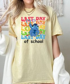 Comfort Colors® Stitch Last Day Of School Shirt, Cute Stitch Shirt