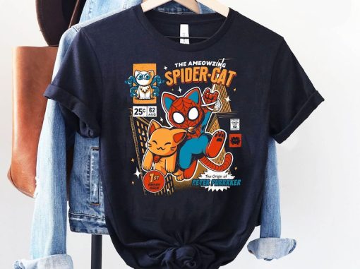 The Ameowzing Spider Cat Shirt | The Spider-Verse T-Shirt | Marvel Com