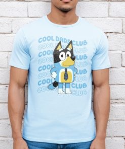 Blue Cool Dads Club T-Shirt, Blue Father's Day Shirt