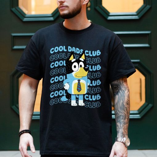 Blue Cool Dads Club T-Shirt, Blue Father's Day Shirt