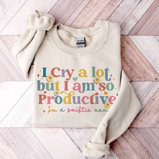 I Cry A Lot But I Am So Productive TS Shirt, TS Song Lyrics Tee