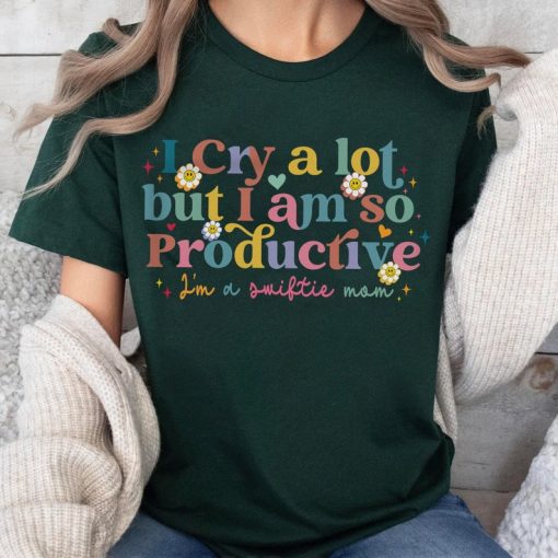 I Cry A Lot But I Am So Productive TS Shirt, TS Song Lyrics Tee