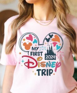 My First Disney Trip 2024 Shirt, Disneyland My First Trip Shirt