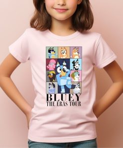 Bluey The Eras Tour Tee shirt, Bluey and Bingo Kids Show