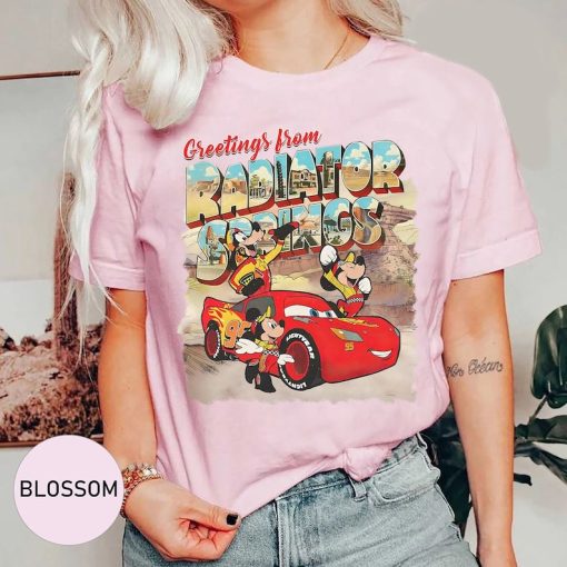 Retro Radiator Springs Comfort Colors Shirt