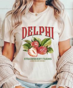 Delphi Strawberry Farms Shirt, Book Lover Graphic Shirt