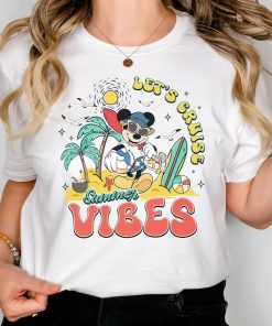 Disney Let's Cruise Shirt, Mickey Summer Vibes Shirt