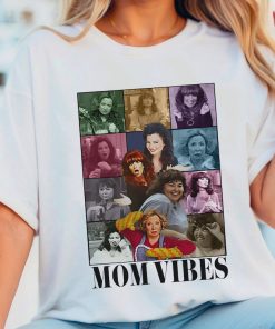 Retro Floral 90’s Mom Vibes T shirt, Sitcom moms shirt