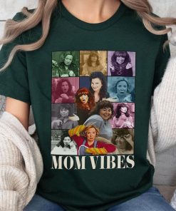 Retro Floral 90’s Mom Vibes T shirt, Sitcom moms shirt