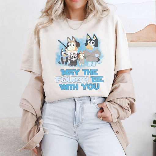 Bluey May The 4th Be With You Shirt, Bluey Shirt