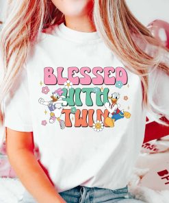 Blessed With Twin Shirt, Disnyye Mama Shirt, Mama Twin Shirt