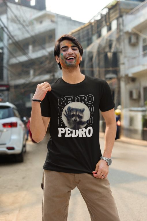 T-Shirt Pedro Pedro Dancing Raccoon Tiktok, Funny Raccoon Meme