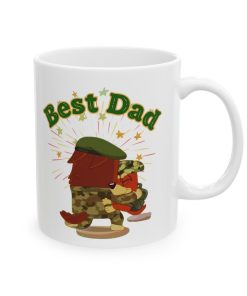 Bluey Best Dad Rusty Military Family fathers day Mug