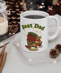 Bluey Best Dad Rusty Military Family fathers day Mug