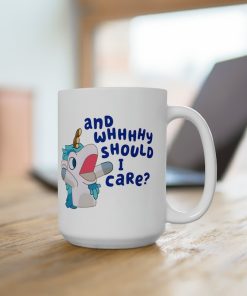 Bluey Unicorse And Why Should I Care Ceramic Mug, Bluely Fan