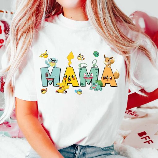 Pokeemonn Mama Shirt, Disnyye Mama Shirt, Mama Shirt