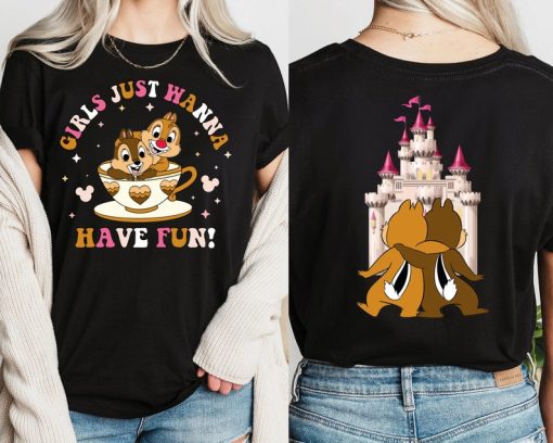 Girls Just Wanna Have Fun Shirt, Chip and Dale Best Friends Shirt