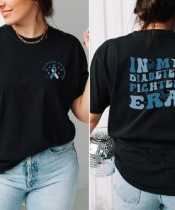 In My Diabetes Warrior Era 2 Sided Sweatshirt, Type 1 Diabetes Tee