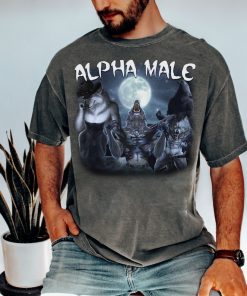 Alpha Wolf Vintage 90s T-Shirt, Retro Meme Tee