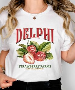 Delphi Strawberry Farms Shirt, Book Lover Graphic Shirt