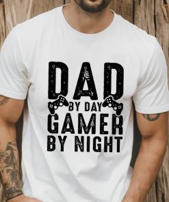 Dad By Day Gamer By Night Shirt, Cool Dada Shirt, Gift For Papa