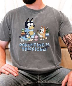 Bluey Dad Shirt, Bluey Parenting Is Trifficult Shirt