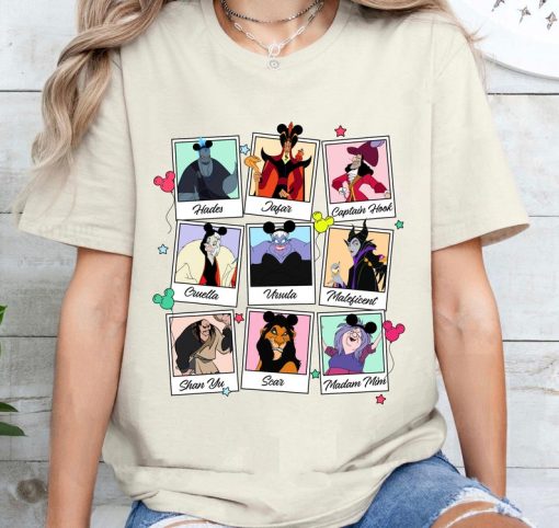 Retro 90s Disney Villains Bad Girls Bad Guys Shirt