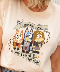 I Solemnly Swear that I am Up To No Good Magical Squad Blue Dog Shirts