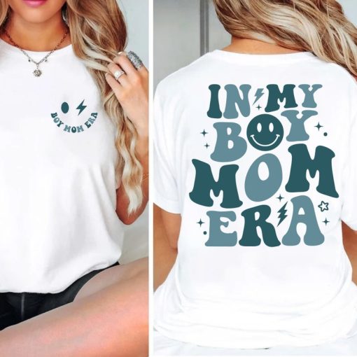 In My Boy Mom Era Shirt, Mothers Day Shirt, Boy Mama Era T-Shirt