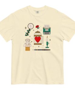 Tortured Poet Tattoo Flash Inspired Tee Shirt