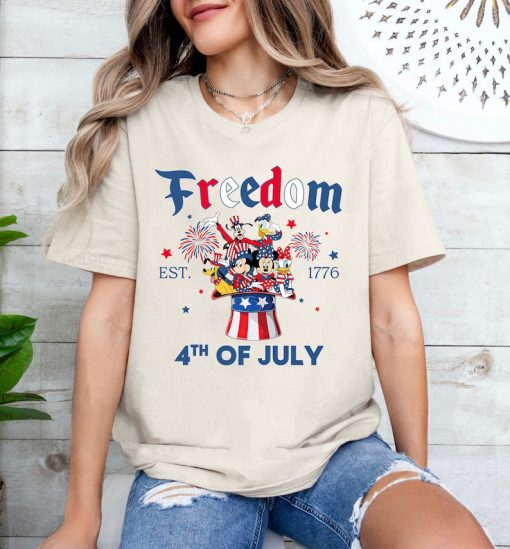 Disney Mickey Mouse & Friends Freedom Est 1776 Shirt