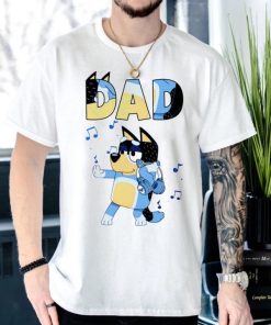 Love Music Bluey Daddy Unisex Vintage Shirt