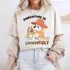 Cute Funny Bluey Mom Trifficult Classic Vintage Shirt