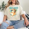 Retro Rad Mom Bluey Couple Shirt Bluey Rad Mom Family Shirt Bluey Mum