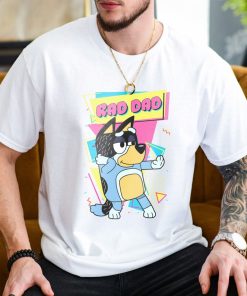 Rad Dad Shirt, Blue Family Shirt, Blue Dog Father's Day Shirt