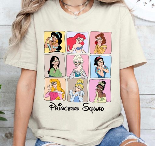 Vintage Disney Princess Characters Group Shirt