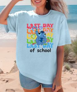 Comfort Colors® Stitch Last Day Of School Shirt, Cute Stitch Shirt