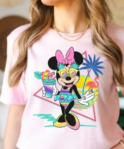 Disney Minnie Mouse Summer Shirt, Disneyland Minnie Beach Shirt