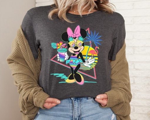 Disney Minnie Mouse Summer Shirt, Disneyland Minnie Beach Shirt