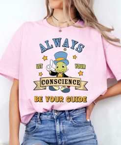 Retro Jiminy Cricket Always Let Your Conscience Be Your Guide Shirt