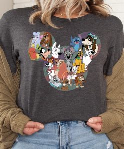 Disney Dogs Shirt, Disney Goofy Pluto Bolt Dug Shirt, Dog Lover Shirt