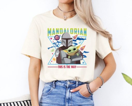 Mandalorian This İs The Way Shirt, Darth Vader Baby Yoda Shirt