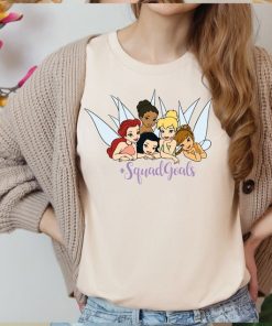 Disney Princess Shirt, Tinkerbell Ariel Belle Shirt, Squad Goals Shirt